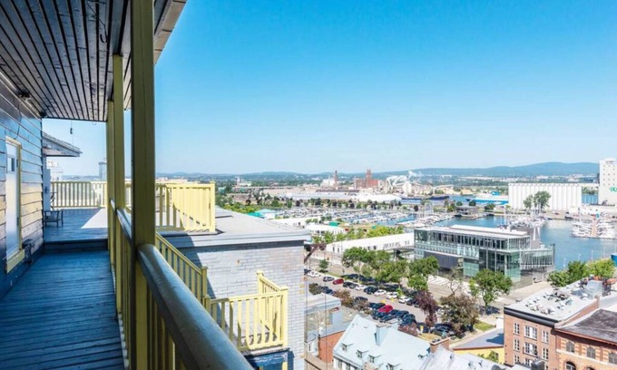 Old Quebec Apartment | Unique & Sunny Top Floor Old Quebec Gem