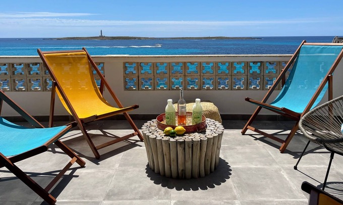 Punta Prima House | Unusual & rare seafront house, feet-in-the water, direct access to the sea
