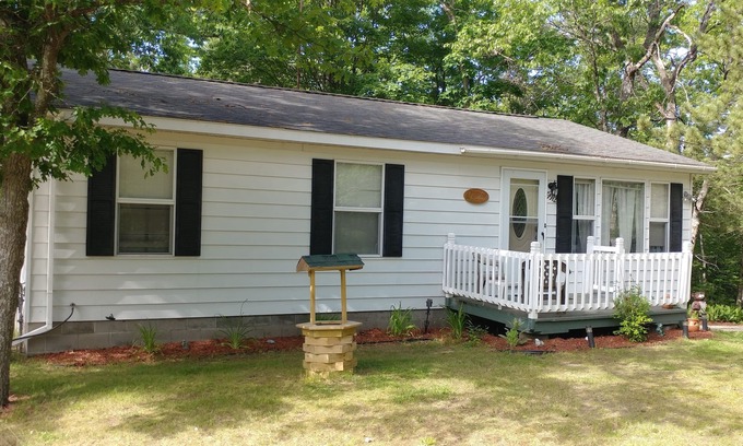 Grayling House | Unwind at Hilltop Cottage - By Lake Margrethe "Dog Friendly & has a Game Room!"