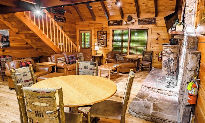 Rocky Grove Cabin | Up The Creek: Beautiful Cabin with Amazing Views and Outside Areas