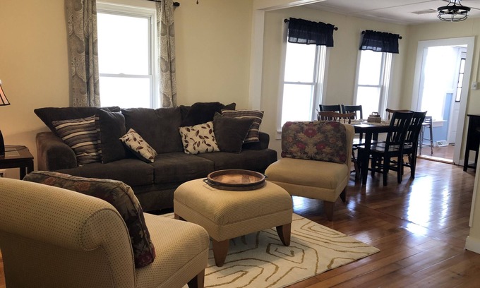 Weirs Beach House | Updated Quaint Cottage Steps to Weirs Beach Boardwalk, Eats & Fun!