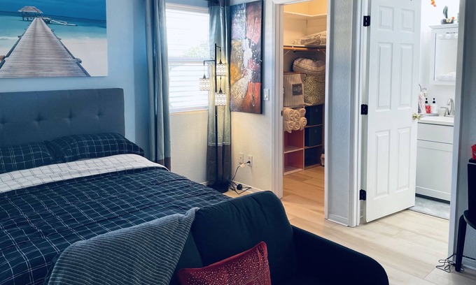 Otay Apartment | Upgraded family sized studio w/ free wine. 11 minutes to the beach!