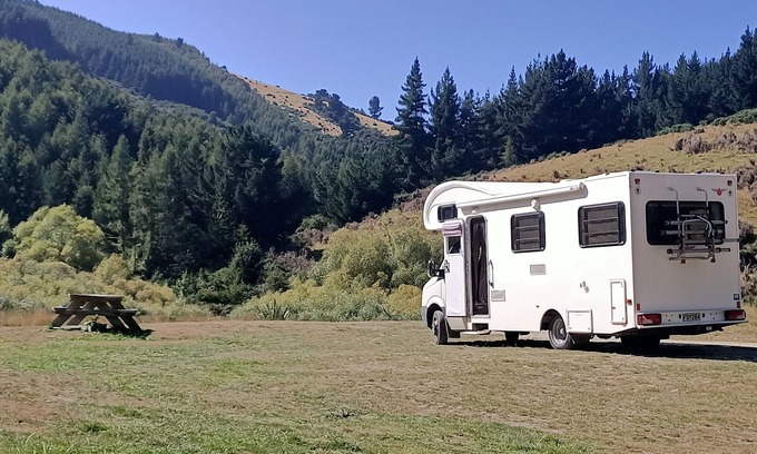 Clutha District House | Upto 6 Berth Motorhome, parked and ready for an amazing relaxing few days away.