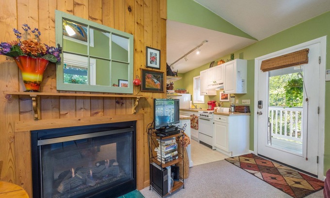Black Mountain Apartment | Uptown Treehouse | Cozy Treetop Apartment in Downtown Black Mtn!