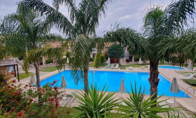 Loutra House | Urania Luxury Suite with pool view -Loutra Resort