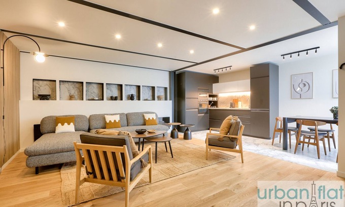Quartier Saint-Ambroise Apartment | Urban Flat 170 - Sublime Flat in Center of Paris