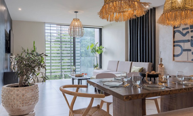 Providencia Apartment | Urban minimalist 3 BedRoom/Daily Cleaning