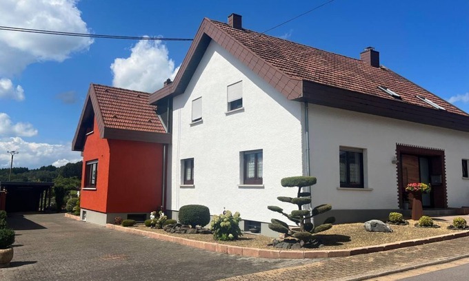 Losheim am See Apartment | Vacation apartment view of the beautiful countryside