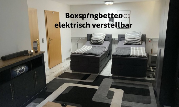 Hueckelhoven Apartment | Vacation apartment Hückelhoven-Baal Adjustable box spring beds