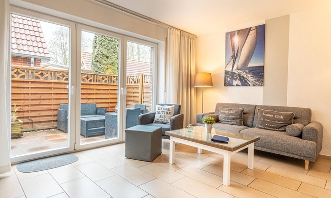 Norddeich Apartment | Vacation apartment for 4 people, with large terrace
