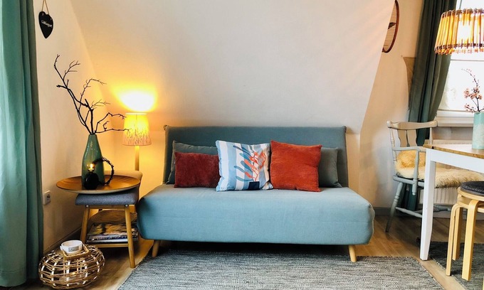 Westerholz Apartment | Vacation apartment Nordlicht | sea view balcony and Nordic charm for up to 2 people
