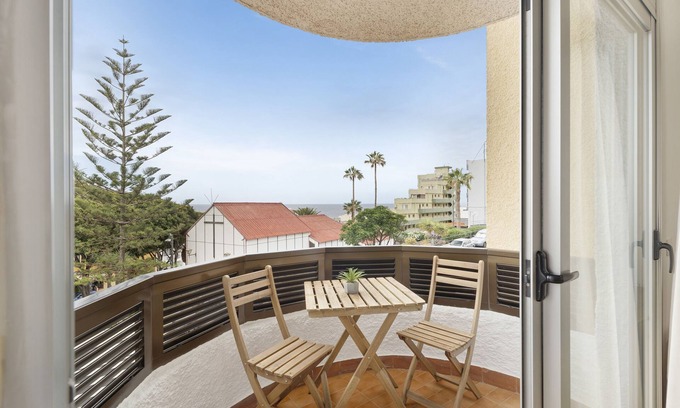 Bajamar Apartment | Vacation Apartment 'Vivir Bajamar' with Sea View, Balcony and Wi-Fi