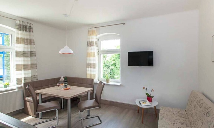 Pirna Apartment | Vacation apartment with cozy garden corner