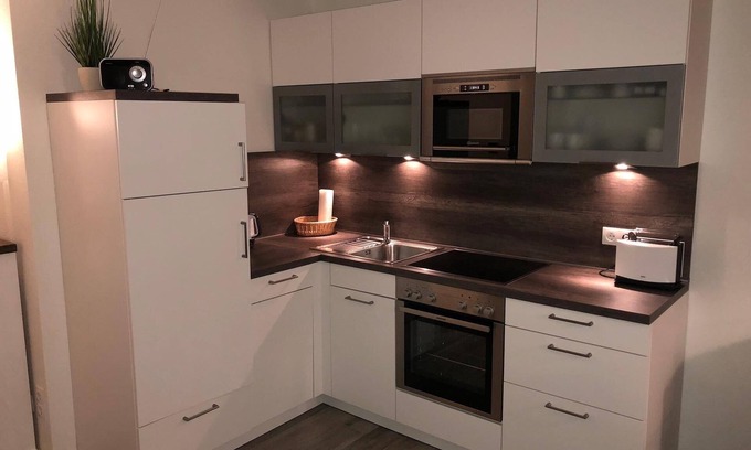 Neue Tiefe Apartment | Vacation apartment Fehmarn Brise with balcony in Haus Bürgermeister-Fox 44a on Fehmarn