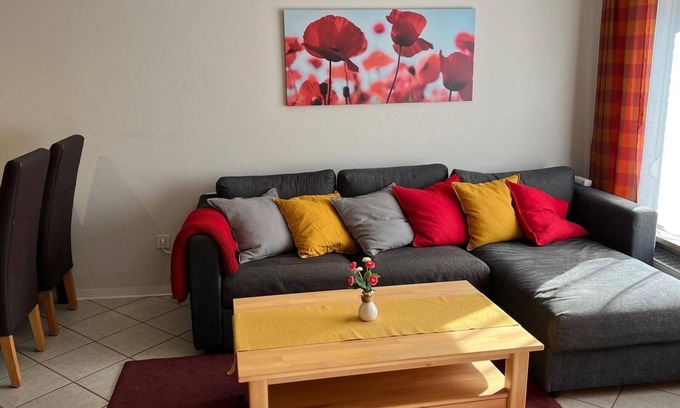 Neue Tiefe Apartment | Vacation apartment Mohnblume in the house Strandallee 16 on Fehmarn