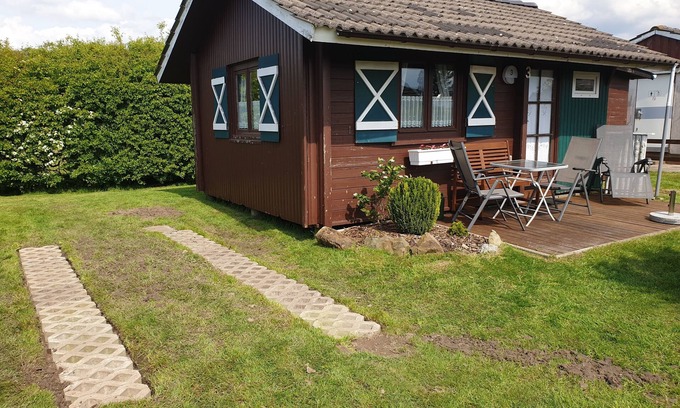 Wremen Cabin | Vacation home for 2 people at the campsite in Wremen