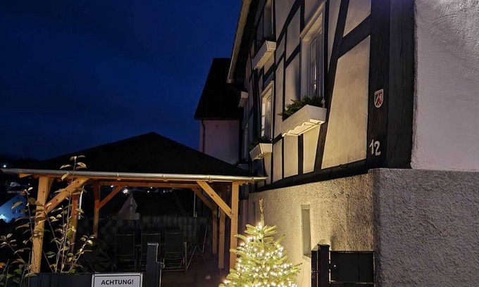 Langscheid House | Vacation home "Altes Zollhaus" 128 sqm in the heart of the Sauerland (dogs allowed)