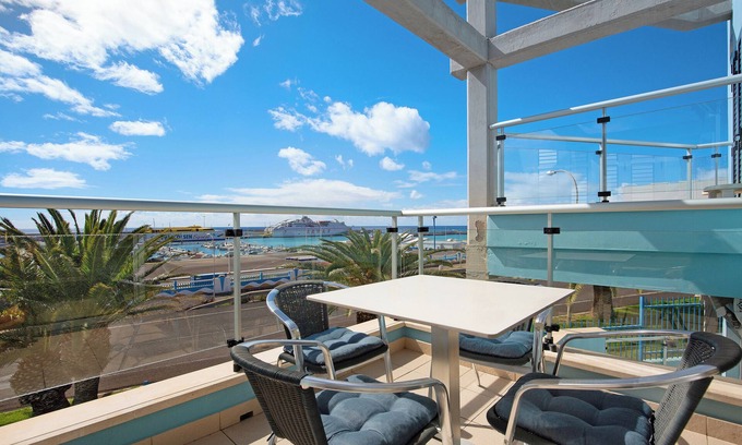 Morro Jable House | Vacation Home "Mar y Luz" with Sea View, Private Terrace & Wi-Fi