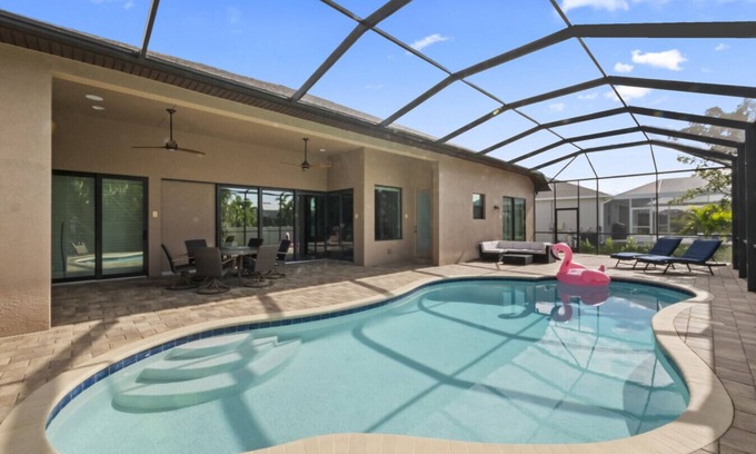 Pelican Villa | Vacation Home with Heated Pool 3 Bedrooms, 2 Bath