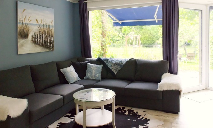 Wiek Apartment | Vacation in peace & nature - apartment on the Bodden with fenced plot. & water access