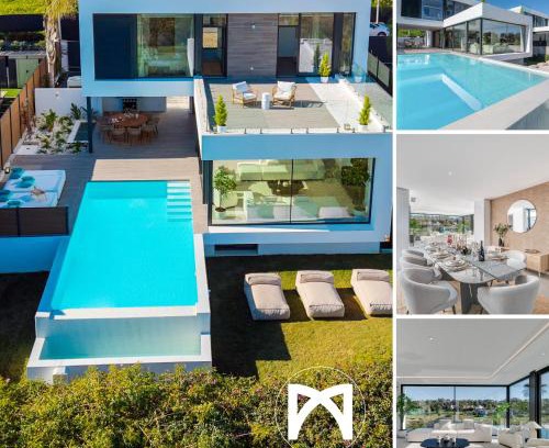 New Golden Mile Villa | VACATION MARBELLA I Villa Chic, Cutting-Edge Amenities, Private Heated Infinity Pool, Golf Front Location, Cinema Room