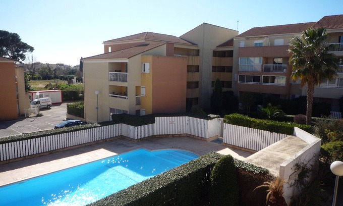Tamaris Apartment | VAR pleasant T2 clim swimming pool in Sablettes