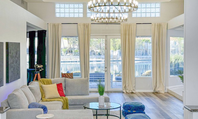 Desert Shores House | Vegas Waterfront Villa, Minutes from Strip & Upscale Dining