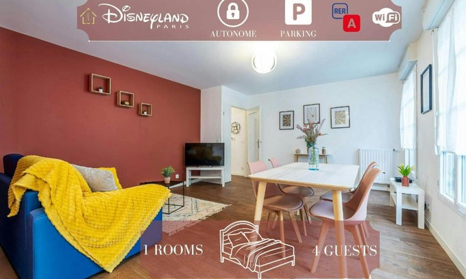 Chessy Apartment | Vercoatta Cocon Appart - Near to Disneyland