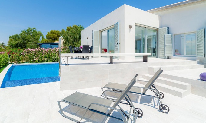 Cala Mandia House | Very bright house with large terraces and private pool.