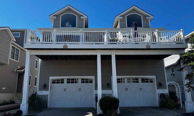 Townsend's Inlet House | Very close to the bay with views from the deck.