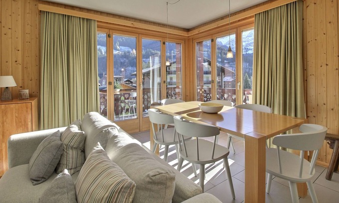 Champery Apartment | Very nice apartment at 400 meters from the main street of the village and cable car, 3 bedrooms, 2 b