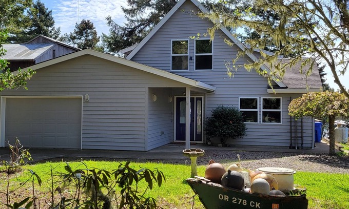 Oregon Coast House | Very quiet Pacific City home with amazing river views from the deck!