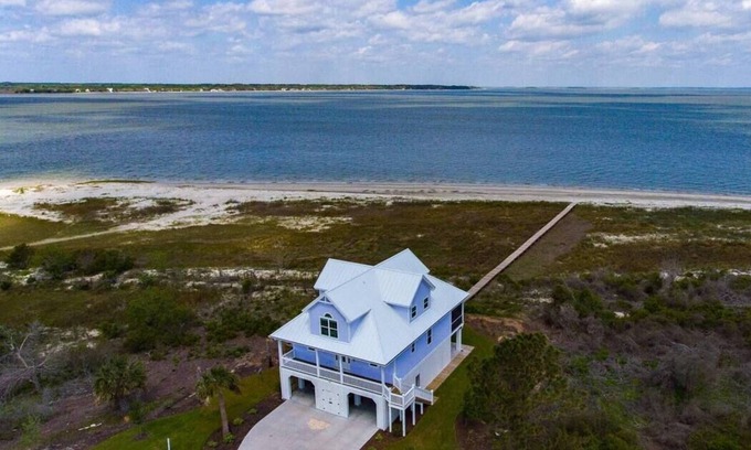 Beachwalk House | Very Rare BEACHFRONT Home w/Pvt Boardwalk to Beach, Golf cart. A dream come TRUE