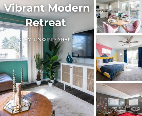 Arvada House | Vibrant Modern Retreat Close to Denver and Trails
