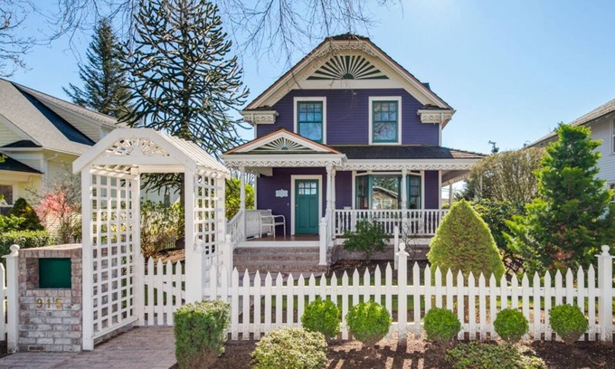 Lynden House | Victorian on Front Street with a Turret, formerly the Purple House!