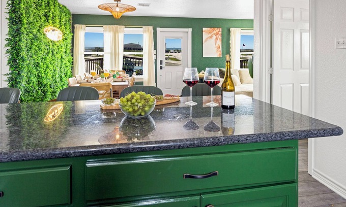 Surfside Beach House | Views! Beachside home with private deck with soft Water/RO drinking water