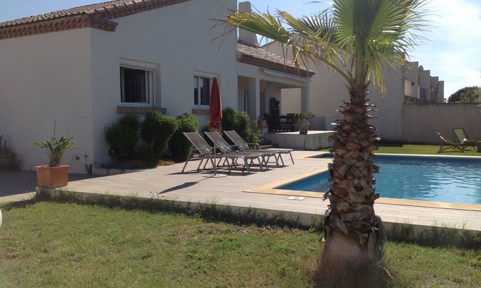 Aigues-Mortes Villa | Villa 150 m2 garden swimming pool 10 minutes from the beaches