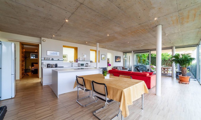 Schenna Apartment | Villa Alvarium - Moderne Architektur mit Großen Räumen und Designer Ausstattung