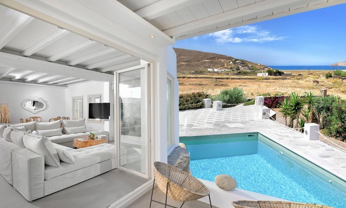 Ftelia Villa | Villa Atalia, Grand Private pool, jacuzzi