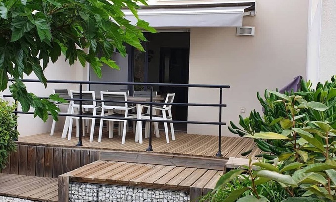 Serignan House | Villa Bianca A 500m de la plage pavillon