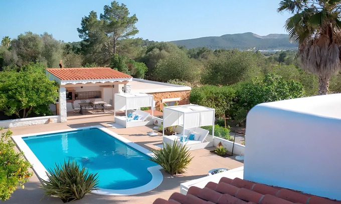 Montecristo Villa | Villa 'Can Americano, Your Oasis Of Peace' with Mountain View, Wi-Fi and Air Conditioning