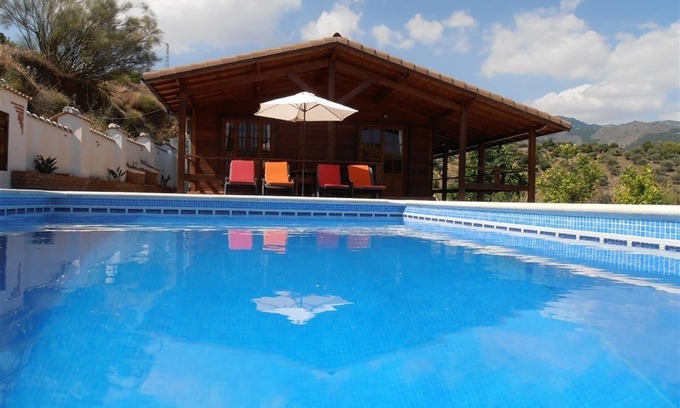 Sedella Villa | Villa Casa de Madera with Pool, Wi-Fi, A/C, Terrace & Garden