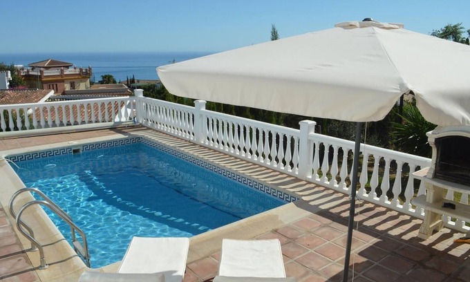 Salobrena Villa | Villa 'Casa El Pescador' with Sea and Mountain View, Pool and Garden