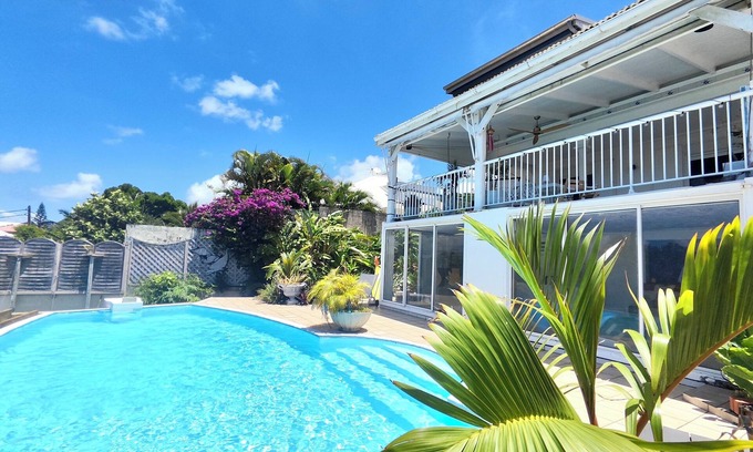 Saint Felix Villa | Villa Constellation Piscine,vue Mer et Plage de Petit Havre à Pied