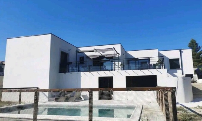 Saint-Thibery Villa | Villa d Architecte au Cœur des Vignes et à 15 min des Plages