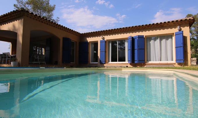 Les Baraques Villa | Villa D'architecte Avec Piscine Privée, Jolie vue sur les Collines de Grasse