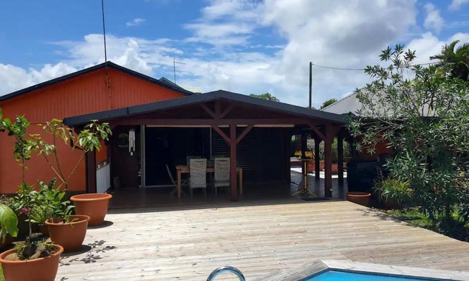 Sainte-Rose Villa | Villa de 4 chambres avec piscine privee jardin clos et wifi a Sainte Rose a 1 km de la plage