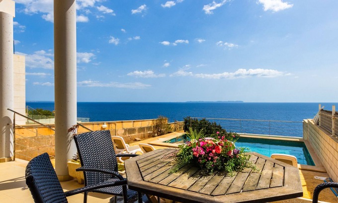 Cala Pi Ski Chalet | Villa Es Bufedo, in 1st line with spectacular sea views in Cala Pi