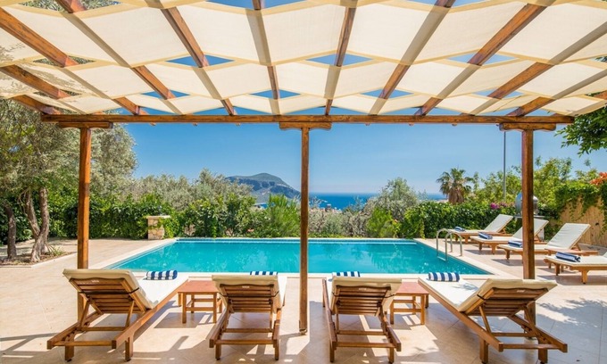 Kalkan House | Villa for 8 in Central Kalkan with Sea View