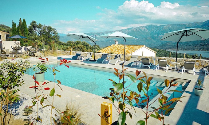 Santa-Reparata-di-Balagna Villa | Villa "E Cotule" 8 pers with pool, gym, games 10 min from beaches